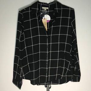 🌼 NWT Gilli Windowpane Shirt